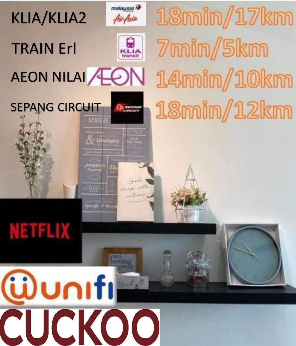 Family Stay, Sepang Klia, Free 2 Parking&Unifi Luaran gambar